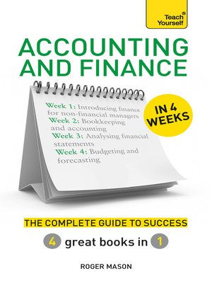 cover image of Accounting & Finance in 4 Weeks